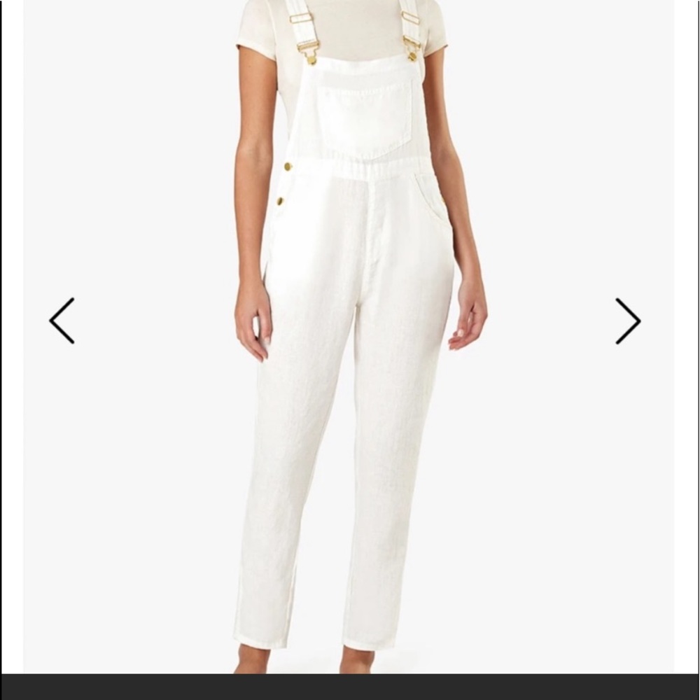 NWT Weworewhat linen overalls MEDIUM